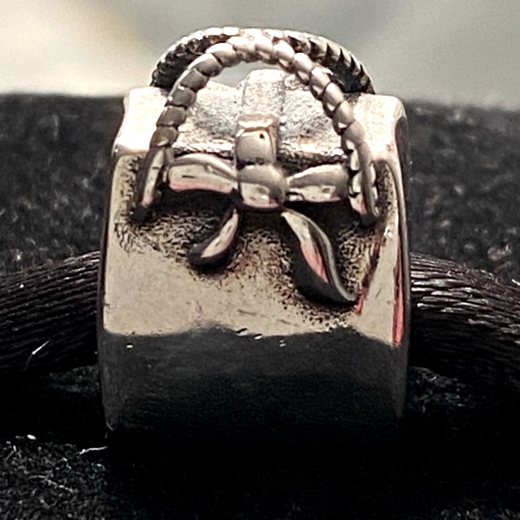 925 Sterling purse/bag charm - Picture 2 of 4